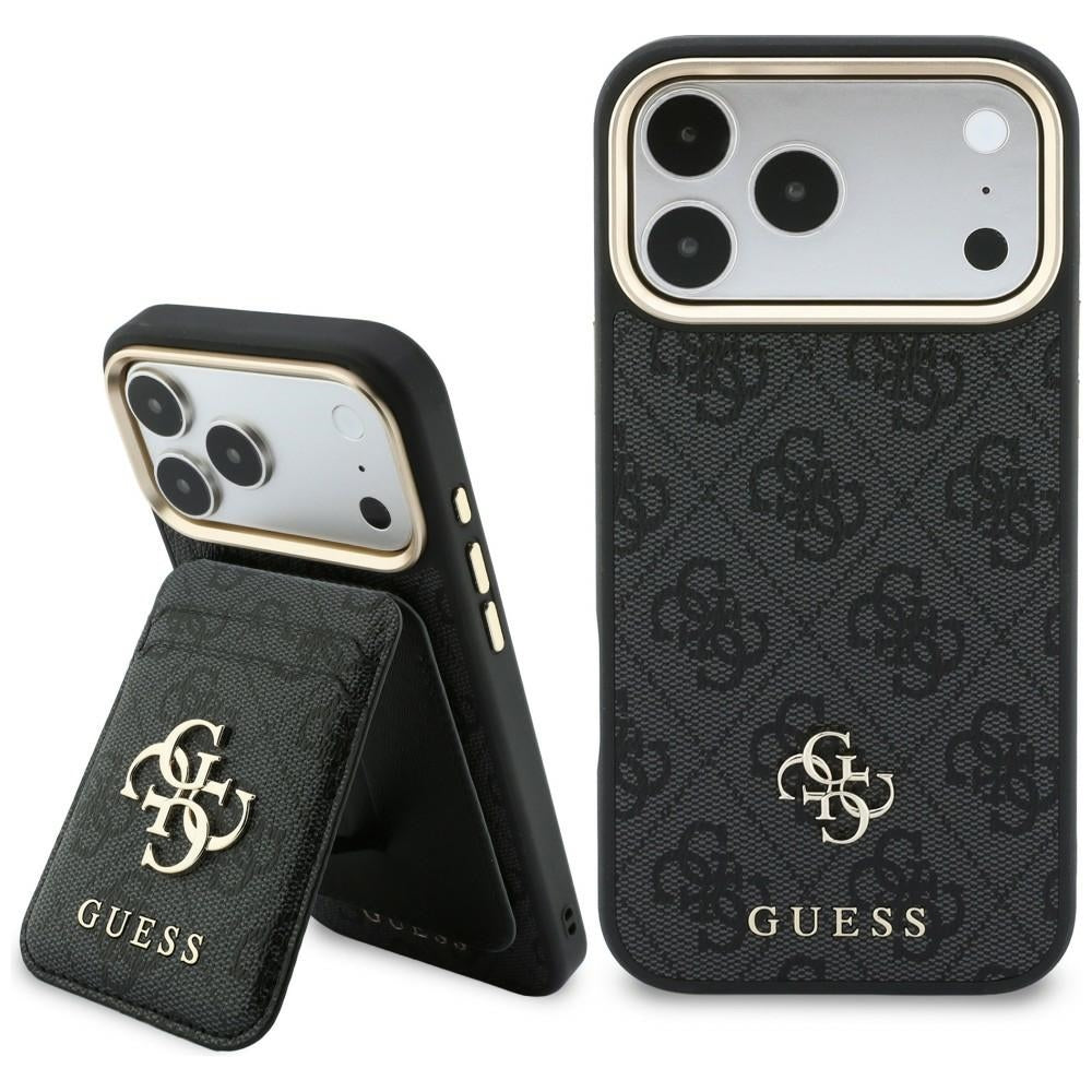 MagSafe Case for Apple iPhone 18 Pro / 17 Pro, Guess, 4G Cardslot, Black