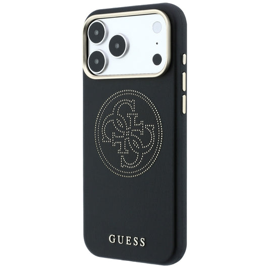 MagSafe Case for Apple iPhone 18 Pro / 17 Pro, Guess, Perforated 4G, Black