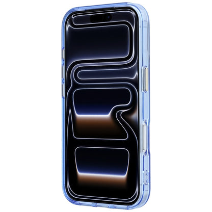 MagSafe Case for Apple iPhone 18 Pro / 17 Pro, Guess, Ring Stand Script Metal Logo, Blue