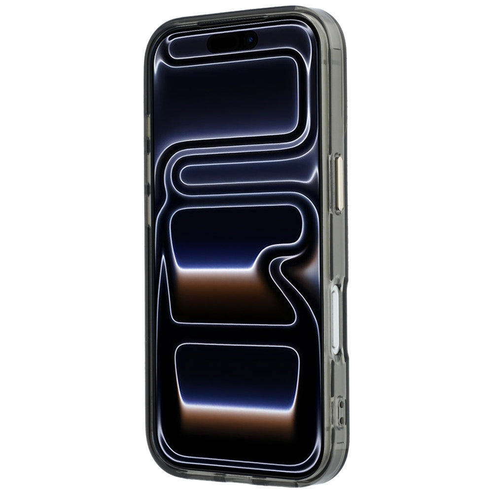 MagSafe Case for Apple iPhone 18 Pro / 17 Pro, Guess, Ring Stand Script Metal Logo, Black