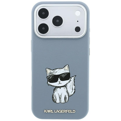 MagSafe Case for Apple iPhone 18 Pro / 17 Pro, Karl Lagerfeld, Choupette Sketch, Blue