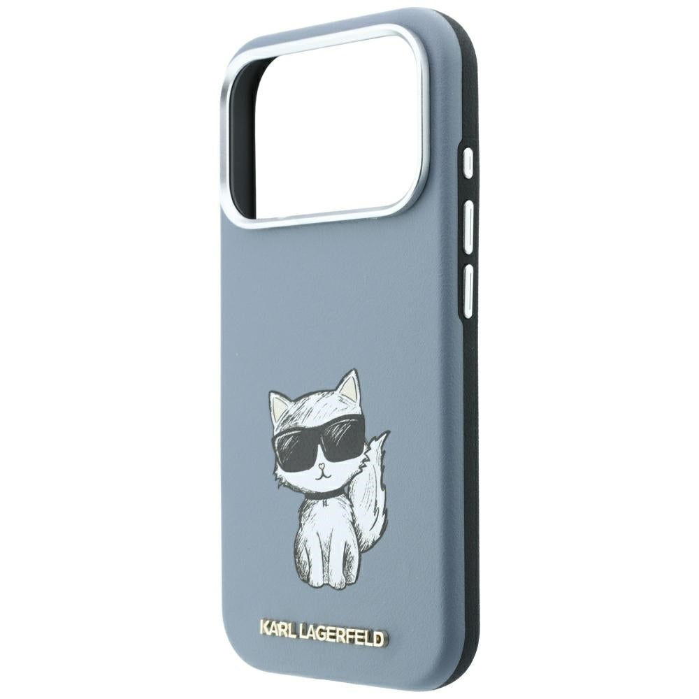MagSafe Case for Apple iPhone 18 Pro / 17 Pro, Karl Lagerfeld, Choupette Sketch, Blue
