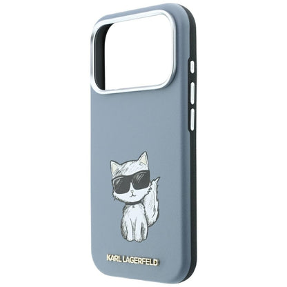 MagSafe Case for Apple iPhone 18 Pro / 17 Pro, Karl Lagerfeld, Choupette Sketch, Blue