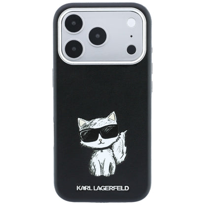 MagSafe Case for Apple iPhone 18 Pro / 17 Pro, Karl Lagerfeld, Choupette Sketch, Black