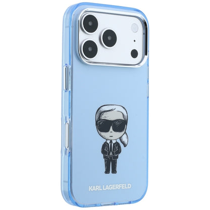 MagSafe Case for Apple iPhone 18 Pro / 17 Pro, Karl Lagerfeld, HC IML Ikonik Sketch Print, Blue