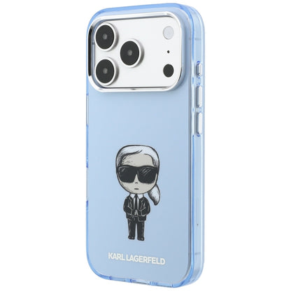 MagSafe Case for Apple iPhone 18 Pro / 17 Pro, Karl Lagerfeld, HC IML Ikonik Sketch Print, Blue