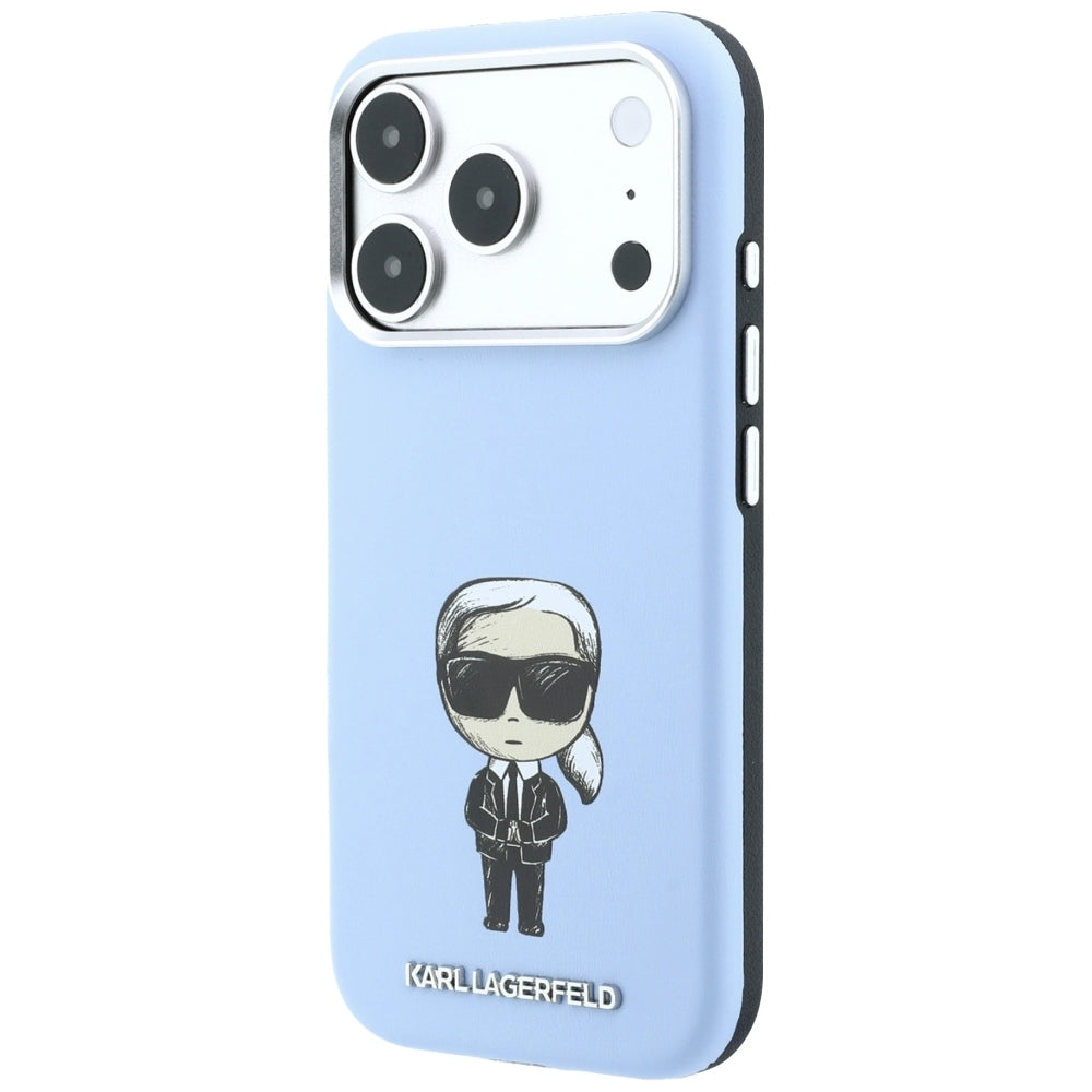 MagSafe Case for Apple iPhone 18 Pro / 17 Pro, Karl Lagerfeld, Ikonik Sketch, Blue