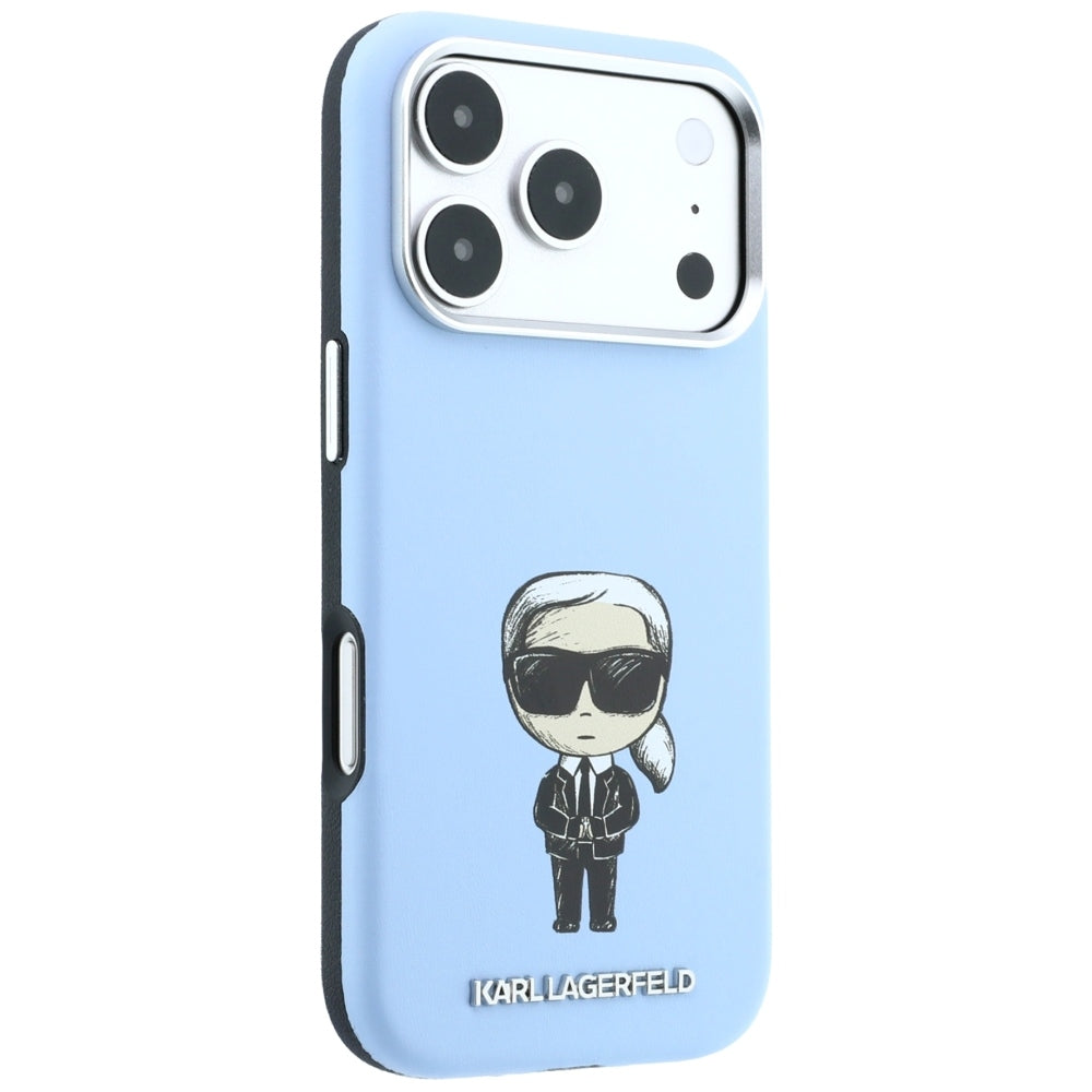 MagSafe Case for Apple iPhone 18 Pro / 17 Pro, Karl Lagerfeld, Ikonik Sketch, Blue