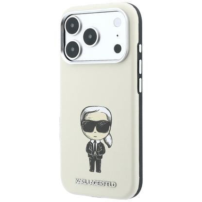 MagSafe Case for Apple iPhone 18 Pro / 17 Pro, Karl Lagerfeld, Ikonik Sketch, Beige