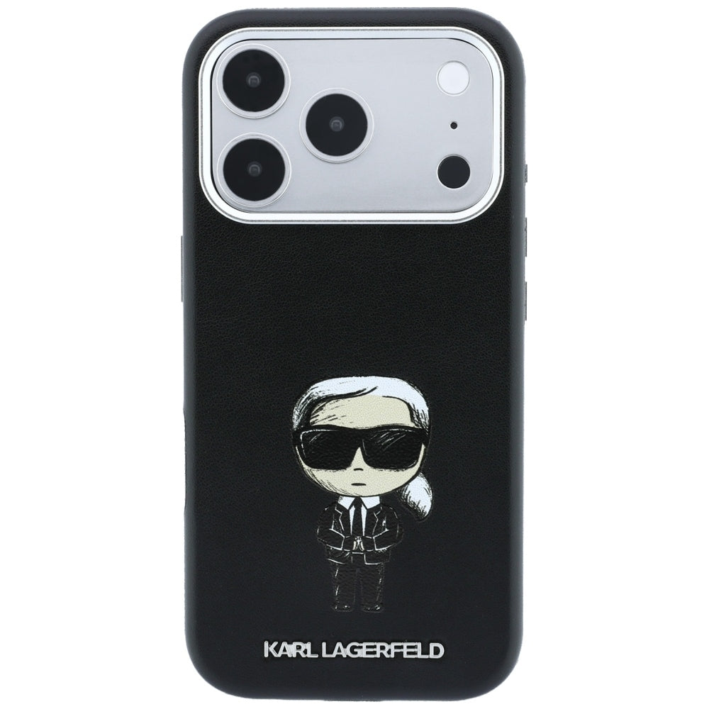 MagSafe Case for Apple iPhone 18 Pro / 17 Pro, Karl Lagerfeld, Ikonik Sketch, Black