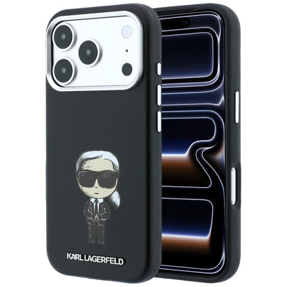 MagSafe Case for Apple iPhone 18 Pro / 17 Pro, Karl Lagerfeld, Ikonik Sketch, Black
