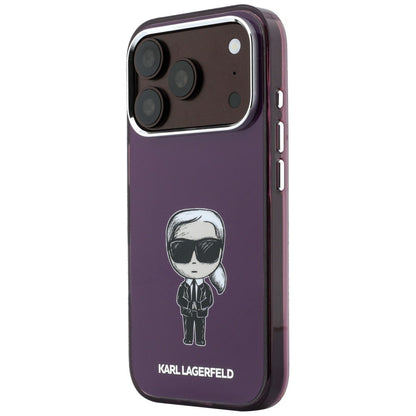 MagSafe Case for Apple iPhone 18 Pro / 17 Pro, Karl Lagerfeld, HC IML Ikonik Sketch Print, Burgundy