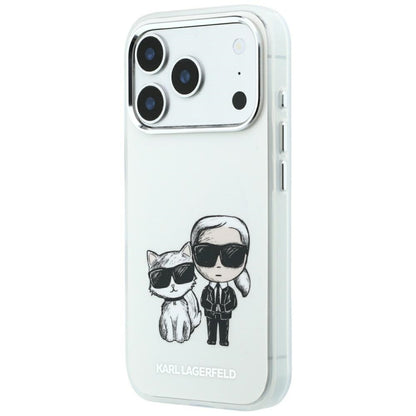 MagSafe Case for Apple iPhone 18 Pro / 17 Pro, Karl Lagerfeld, KC Bodies Sketch, Beige