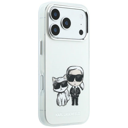 MagSafe Case for Apple iPhone 18 Pro / 17 Pro, Karl Lagerfeld, KC Bodies Sketch, Beige