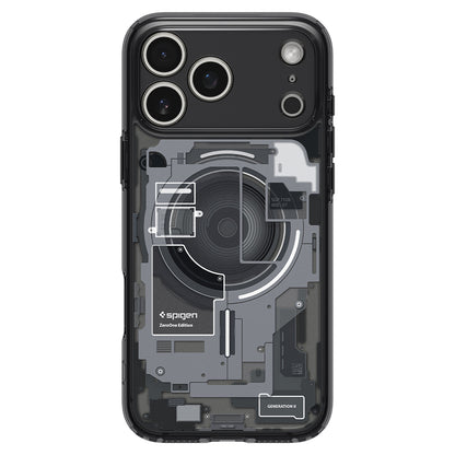 MagSafe Case for Apple iPhone 18 Pro / 17 Pro, Spigen, Ultra Hybrid Zero One, Black ACS12165
