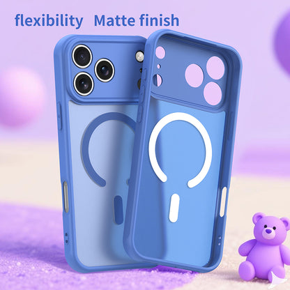 MagSafe Case for Apple iPhone 18 Pro / 17 Pro, Techsuit, HaloFrost II, Blue