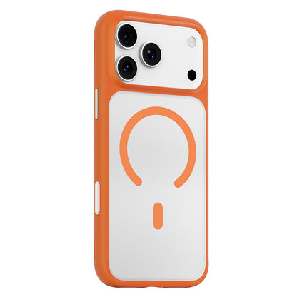 MagSafe Case for Apple iPhone 18 Pro Max / 17 Pro Max, Blueo, Skin-Friendly Anti-Drop, Satin Orange