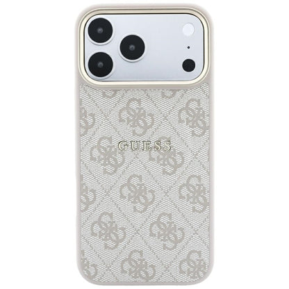 MagSafe Case for Apple iPhone 18 Pro Max / 17 Pro Max, Guess, 4G Embossed Classic, Pink
