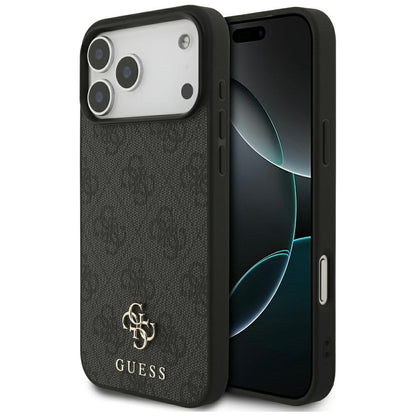 MagSafe Case for Apple iPhone 18 Pro Max / 17 Pro Max, Guess, 4G Small and Classic, Black
