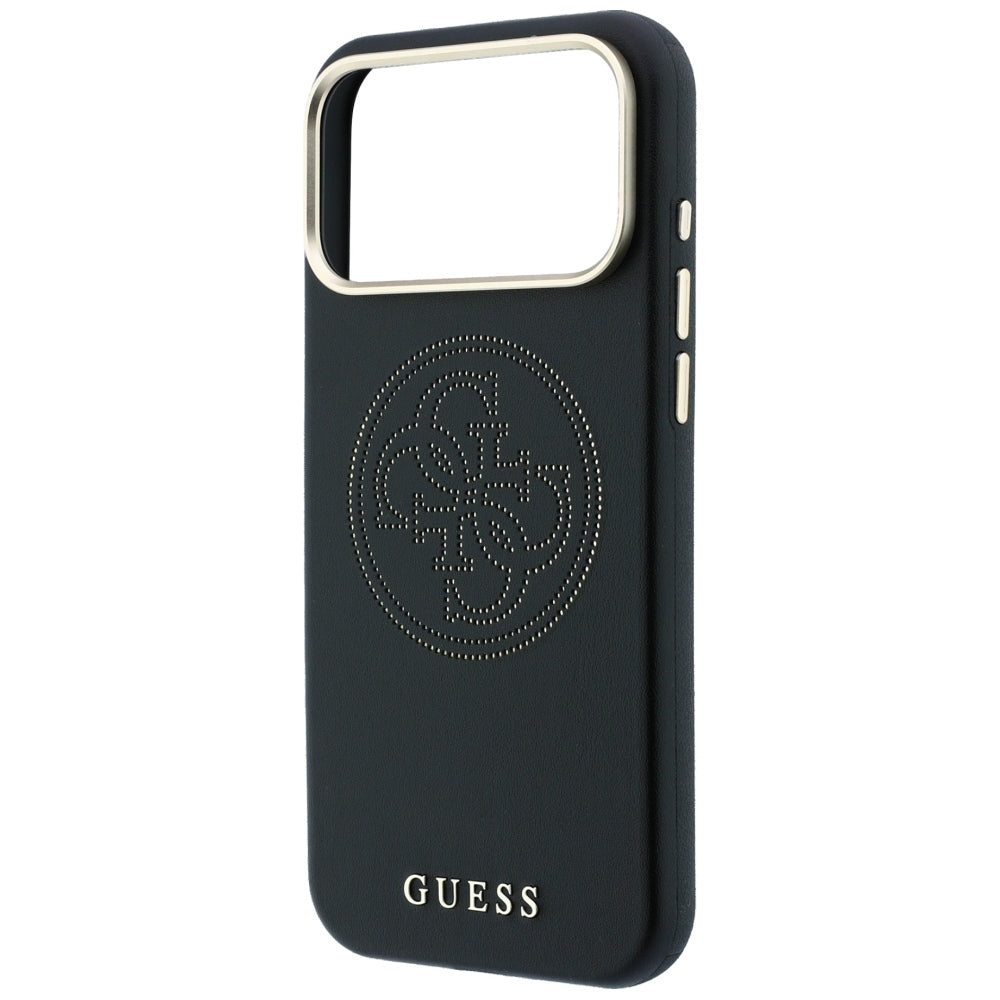 MagSafe Case for Apple iPhone 18 Pro Max / 17 Pro Max, Guess, Perforated 4G, Black