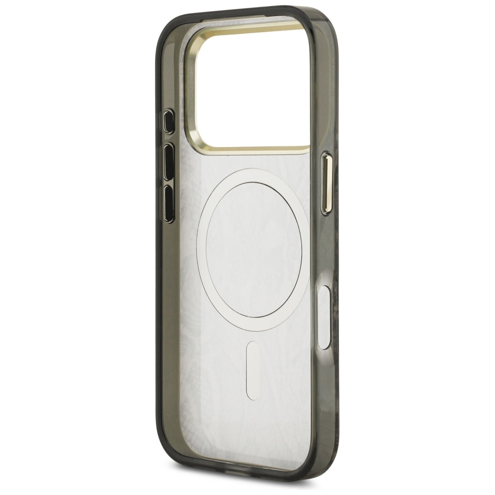 MagSafe Case for Apple iPhone 18 Pro Max / 17 Pro Max, Guess, Python Pattern, Brown