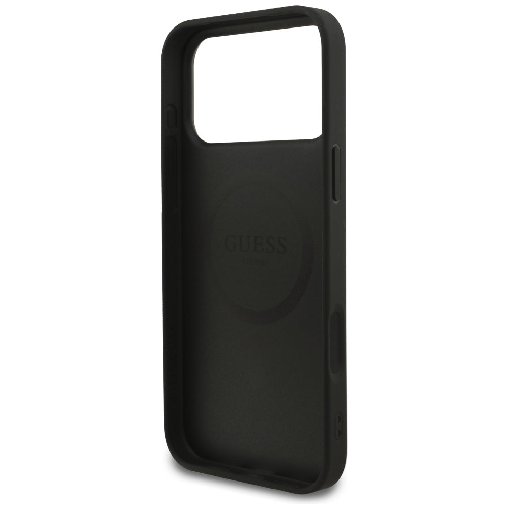 MagSafe Case for Apple iPhone 18 Pro Max / 17 Pro Max, Guess, Saffiano, Black