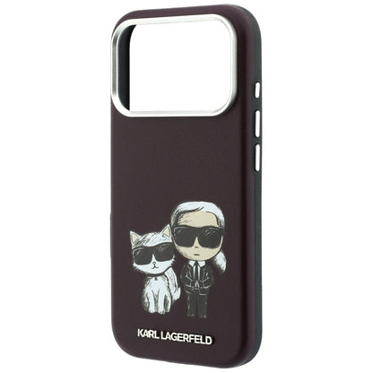 MagSafe Case for Apple iPhone 18 Pro Max / 17 Pro Max, Karl Lagerfeld, KC Bodies Sketch, Burgundy