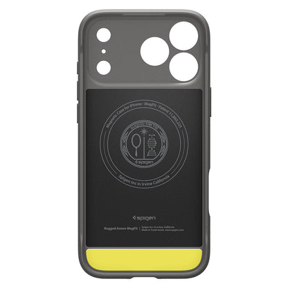 MagSafe Case for Apple iPhone 18 Pro Max / 17 Pro Max, Spigen, Rugged Armor, Gray ACS12110