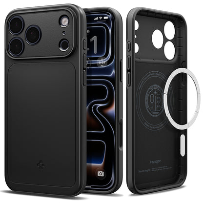 MagSafe Case for Apple iPhone 18 Pro Max / 17 Pro Max, Spigen, Thin Fit, Black ACS12105