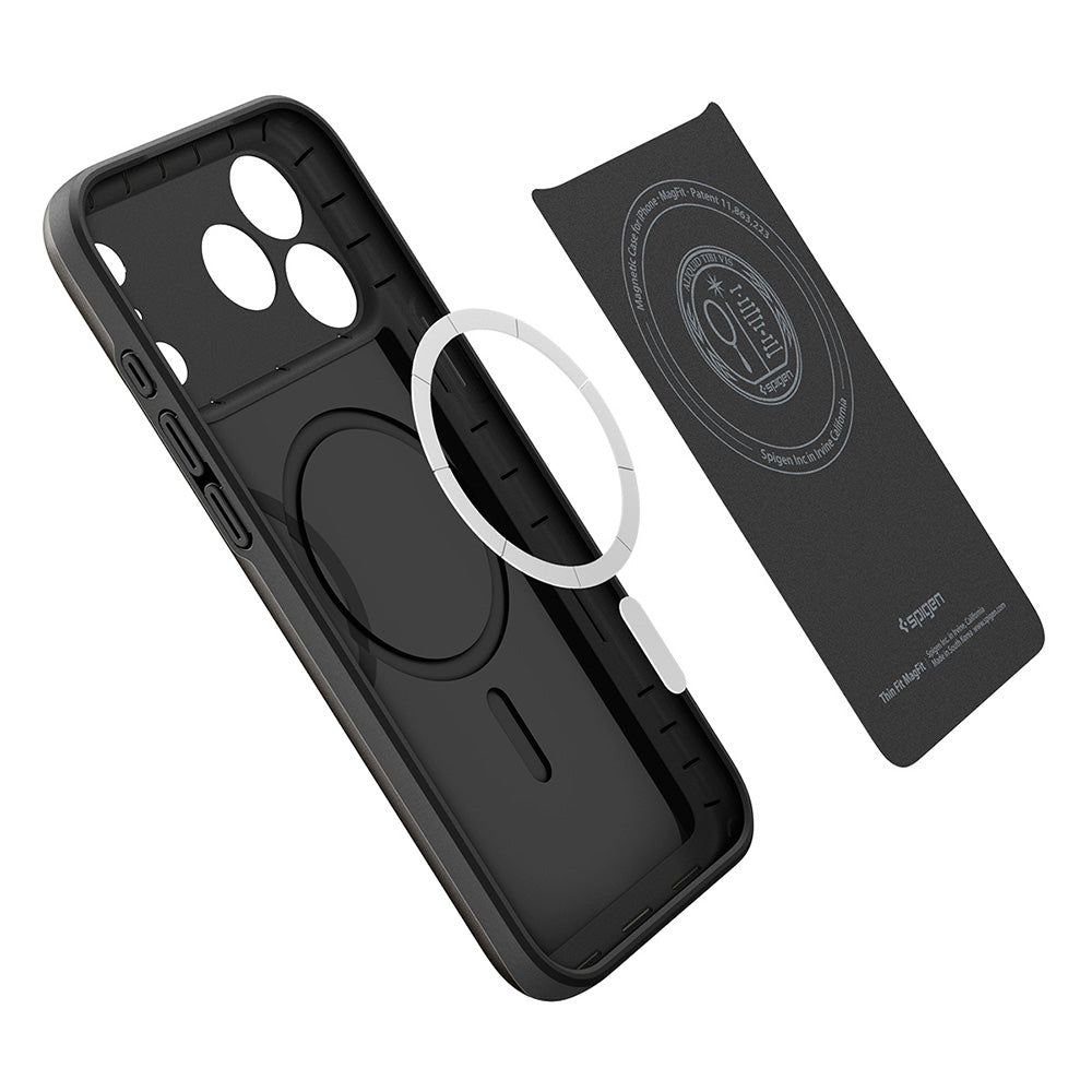 MagSafe Case for Apple iPhone 18 Pro Max / 17 Pro Max, Spigen, Thin Fit, Black ACS12105