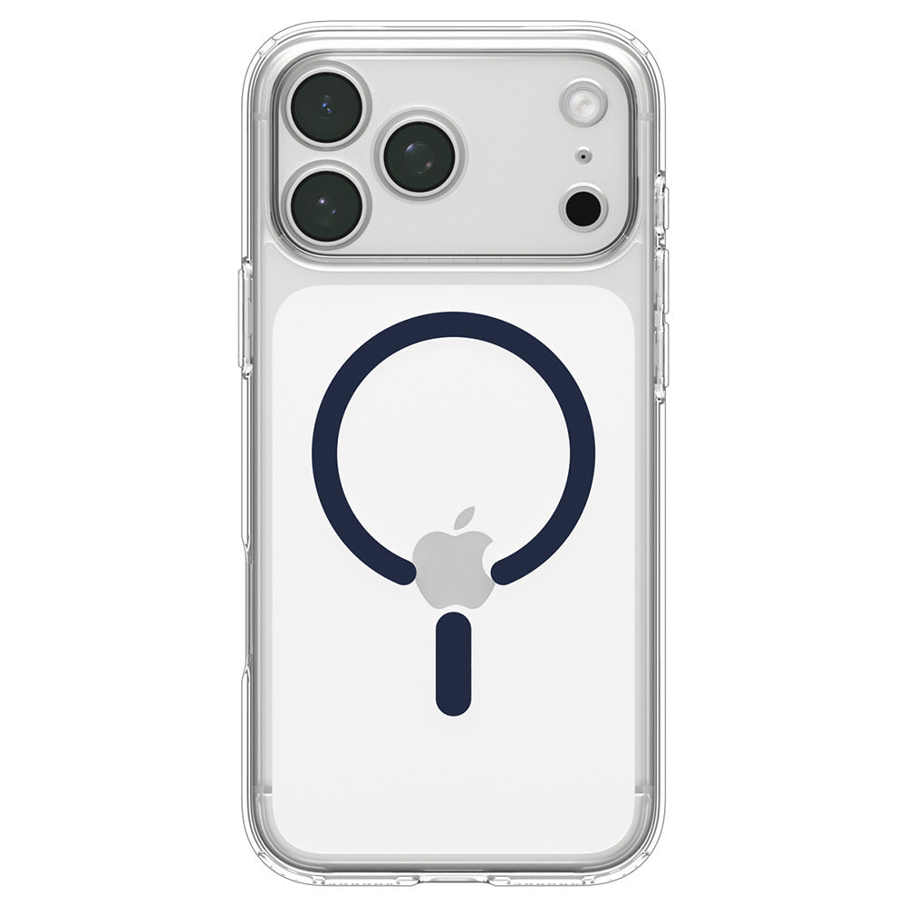 MagSafe Case for Apple iPhone 18 Pro Max / 17 Pro Max, Spigen, Ultra Hybrid, Navy Transparent ACS12121