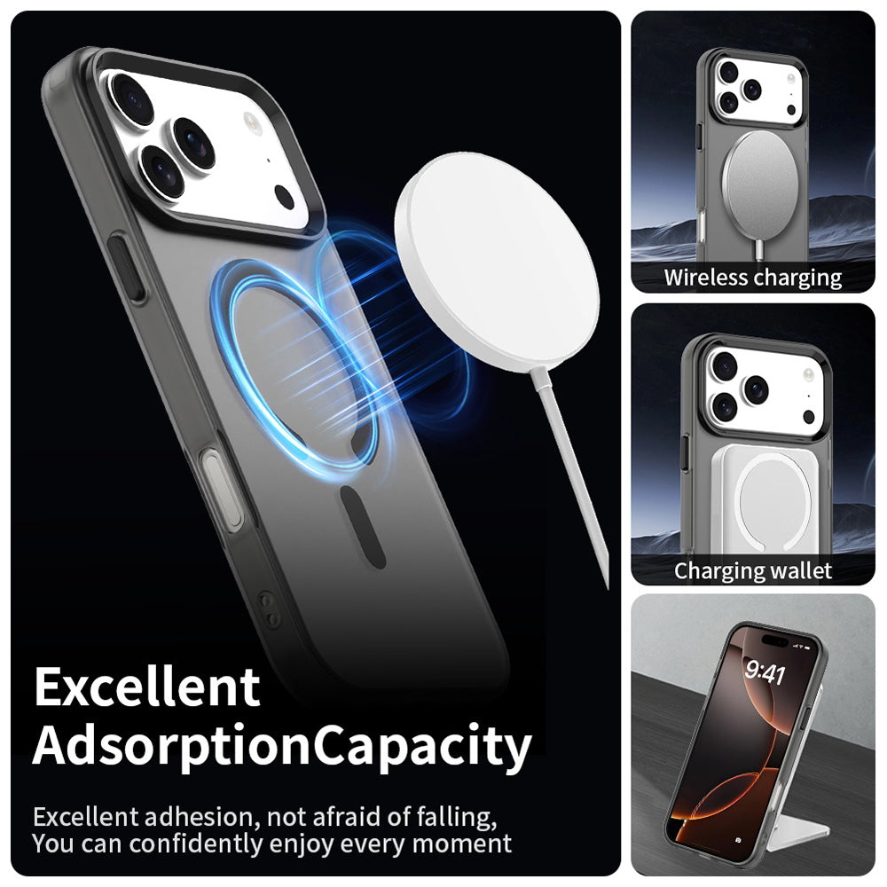 MagSafe Case for Apple iPhone 18 Pro Max / 17 Pro Max, Techsuit, CandyCase, Black