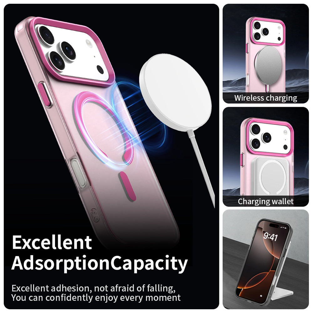 MagSafe Case for Apple iPhone 18 Pro Max / 17 Pro Max, Techsuit, CandyCase, Pink