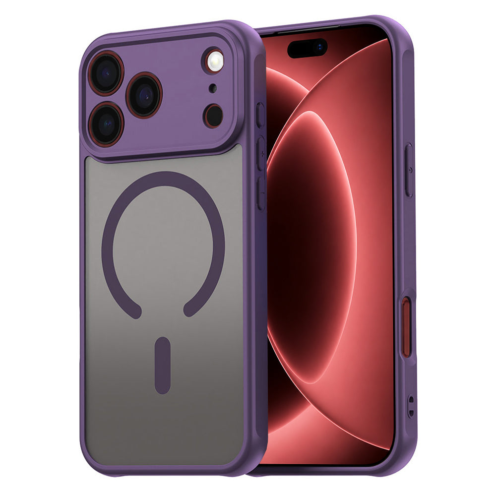 MagSafe Case for Apple iPhone 18 Pro Max / 17 Pro Max, Techsuit, HaloFrost II, Purple