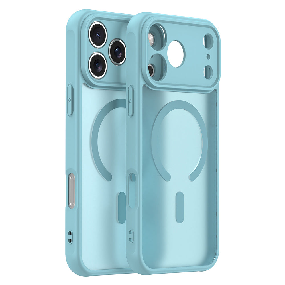 MagSafe Case for Apple iPhone 18 Pro Max / 17 Pro Max, Techsuit, HaloFrost II, Light Green