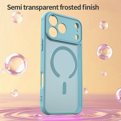 MagSafe Case for Apple iPhone 18 Pro Max / 17 Pro Max, Techsuit, HaloFrost II, Light Green