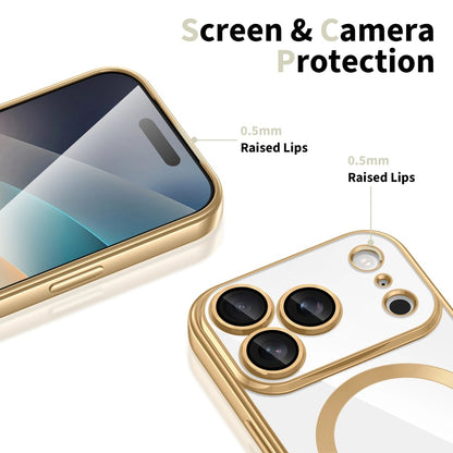 MagSafe Case for Apple iPhone 18 Pro Max / 17 Pro Max, Techsuit, Luxury Crystal, Light Green