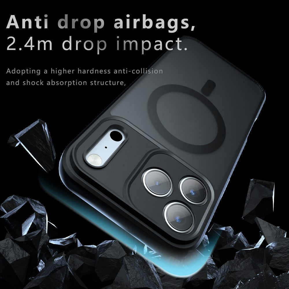 MagSafe Case for Apple iPhone 18 Pro Max / 17 Pro Max, Techsuit, PureFrost, Satin Black