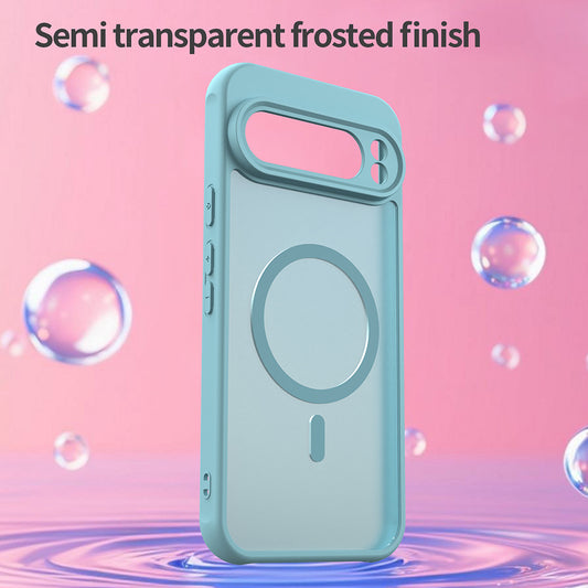 MagSafe Case for Google Pixel 10 Pro, Techsuit, HaloFrost II, Light Green