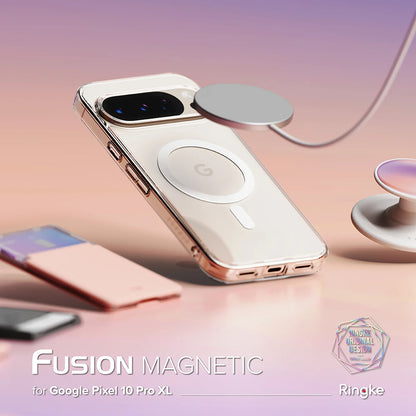 MagSafe Case for Google Pixel 10 Pro XL, Ringke, Fusion, Transparent