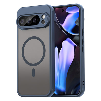 MagSafe Case for Google Pixel 10 Pro XL, Techsuit, HaloFrost II, Navy Blue