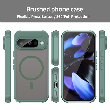 MagSafe Case for Google Pixel 10, Techsuit, HaloFrost II, Green