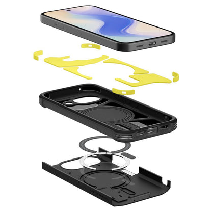MagSafe Case for Google Pixel 10a, Spigen, Tough Armor, Black ACS11280