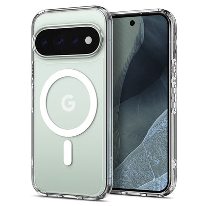 MagSafe Case for Google Pixel 11 Pro, Spigen, Ultra Hybrid, White Transparent ACS11431