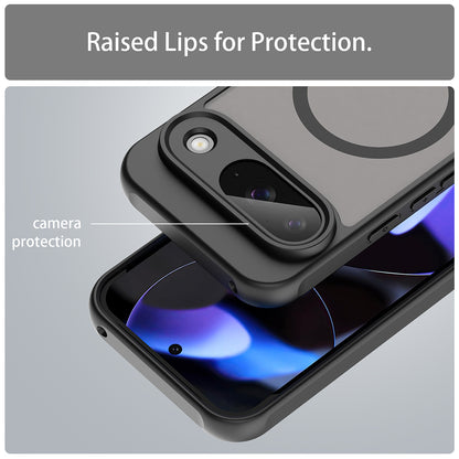 MagSafe Case for Google Pixel 9, Techsuit, HaloFrost II, Black