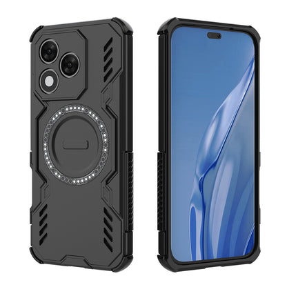 MagSafe Case for Honor 400 Lite, Techsuit, ArmorMag, Black