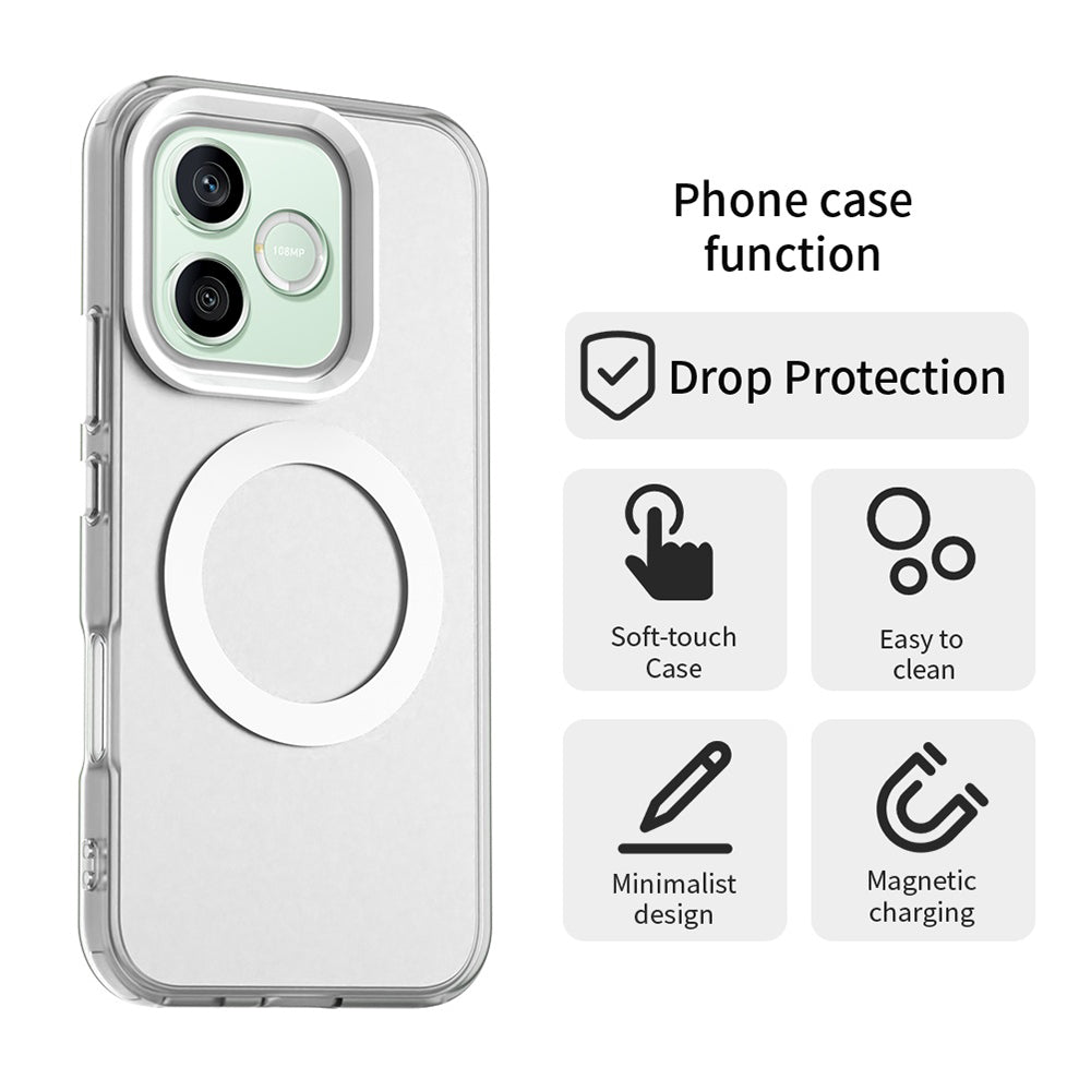 MagSafe Case for Honor 600 Lite, Techsuit, CandyCase, White