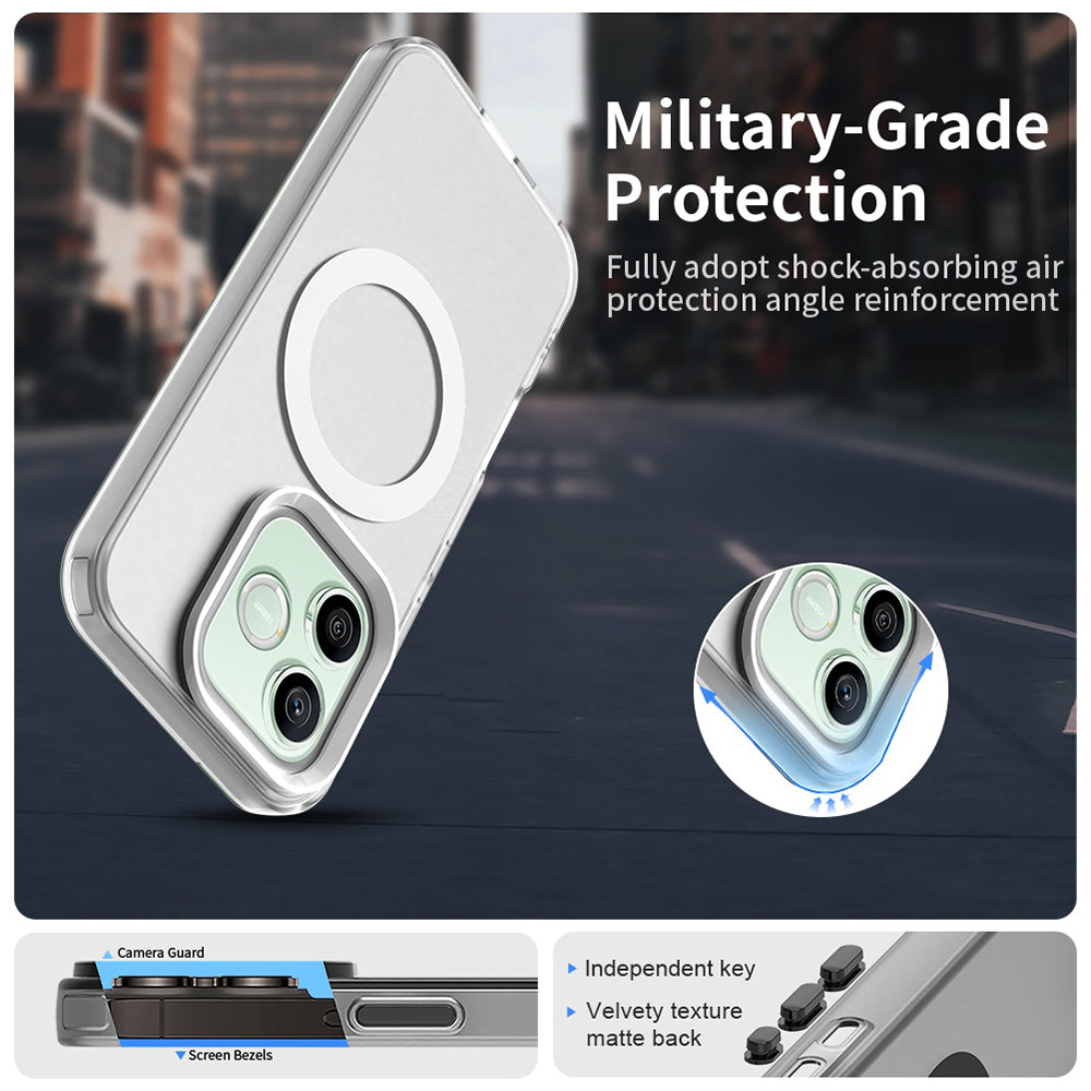 MagSafe Case for Honor 600 Lite, Techsuit, CandyCase, White