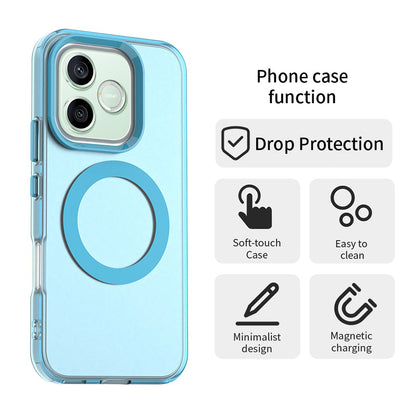 MagSafe Case for Honor 600 Pro / 600, Techsuit, CandyCase, Blue