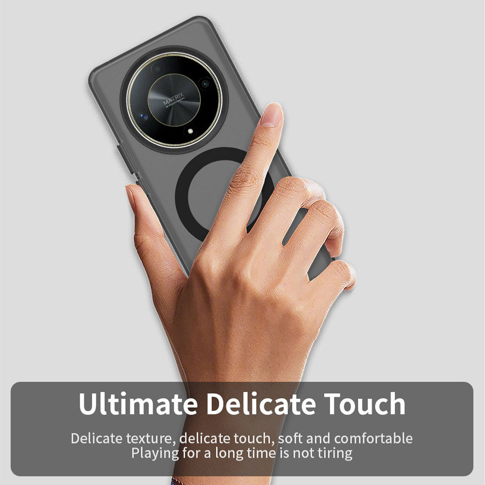MagSafe Case for Honor Magic6 Lite, Techsuit, CandyCase, Black
